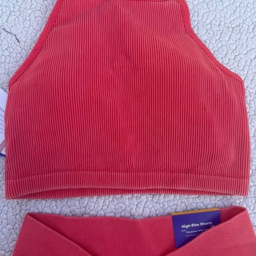 JoyLab Ribbed Activewear Set - Picture 2 of 4